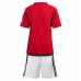 Manchester United Dětské Oblečení Domácí Dres 2023-24 Krátkým Rukávem (+ trenýrky)